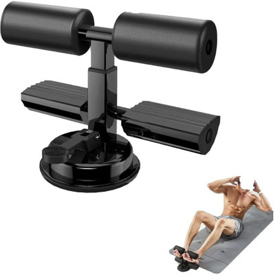 LILABA DOUBLE LEG SUPPORT EXERCISE TOOL Stand Sit-up Bar(Black)