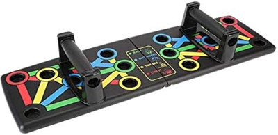 Jhaenterprise Foldable Push-Up Board 14 in 1 Multi-Function Pushup PACK-1 Push-up Bar(Multicolor)