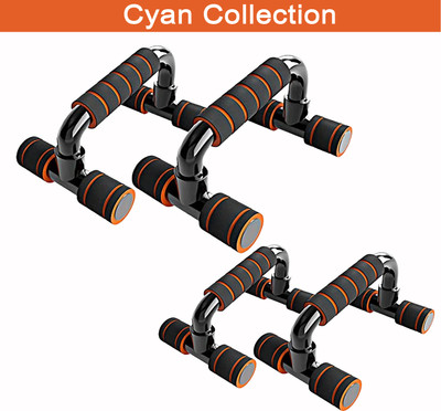 CyanCollection Push Up Bars Stand with Foam Grip Handle for Chest Press Push-up Bar