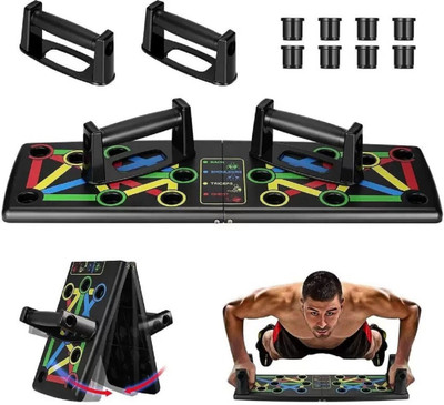 LIVOX PUSH UP FLEX BOARD - B30 Pushup board 10 Multifunction Muscle Board- Color Coded Triceps Bar