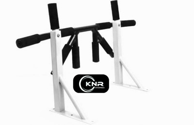 KNR Enterprises Wall Mounted Multi Grip Chin up/ Pull up bar in Black and White Multi-training Bar