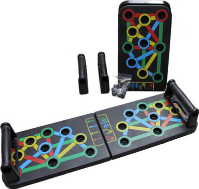 SIXTEEN Portable Push Up Board System, 14-in-1 Workout Tools for Body Building Push-up Bar