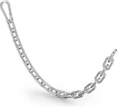 Etahmart 1Pcs Fitness Chain, Cable Machine Extension Chain LAT Pull Cable Extension Weight Lifting Bar(Silver)