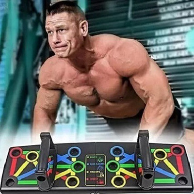 HOUSE OF COMMON (Multicolor) Portable PushUp Board with Strong GripHandle Push-up Bar