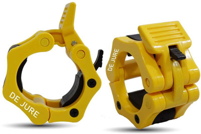 ABB INITIO Olympic Rod Locks barbell clamp yellow Weight Lifting Bar Weight Lifting Bar(Yellow)