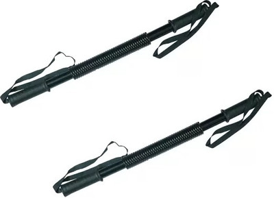 PIRENE 20 kg Spring Rod Upper Body Exercise Power Twister Spring Forearm Blaster Bar Multi-training Bar