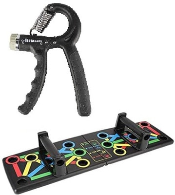 TRIMMO Push up board,home gym equipments for Men,with hand grip for men & women Push-up Bar(Multicolor)