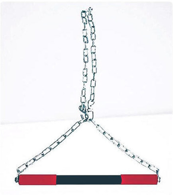 Etahmart Hanging Chain/ Pull Up Bar with Chrome Plated Rod for Height Increas_h-115 Weight Lifting Bar(Silver)