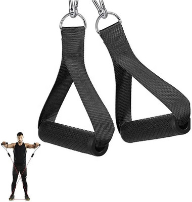 LCARNO 2 Fitness Strap Resistance Bands Handle Grips for Gym Workout Equipment Multi-training Bar