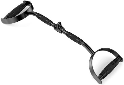 Dinetic Black D Handle Steel Bar LAT Bar 32 inch Pro-Grip D Handle Multi-training Bar