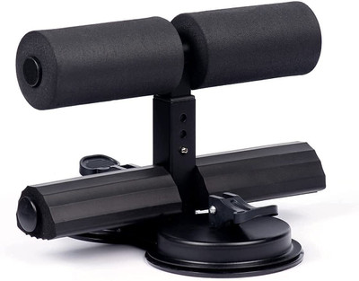 ND BROTHERS Double Suction Cup Aid-Accessories Belly Leg Abdominal Training Sit-up Bar ND15 Sit-up Bar(Black)