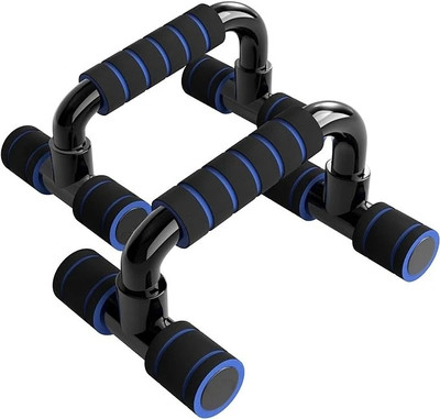 TensionX T Shape Push Up Bar Stand for Exercise Men & Women useful in Chest & Arm Workout Push-up Bar(Blue, Black)