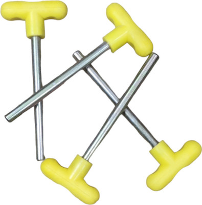 HACKERX Gym Machine Weight Pin without Magnet in Yellow Colour Set of 4 Pieces Multi-training Bar(Multicolor)