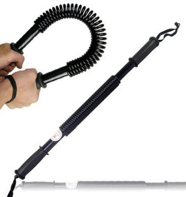 GULU Power Twister spring Multi-training purpose upper body exerciser for upper body Multi-training Bar(Black)