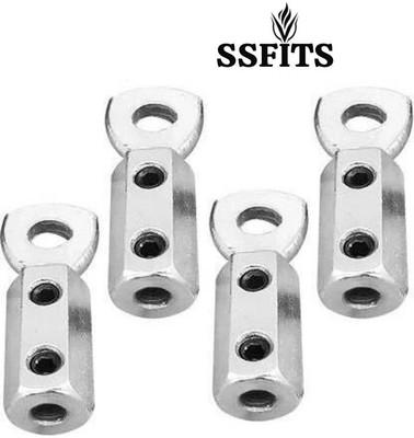 SSFITS Cable Wire Rope Locking Locks & Attachmen Multi-training Bar(Silver)