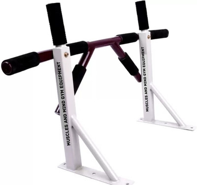 muscles & mind gym equipments Heavy duty wall mounted V shape Chin up bar with 8 Grips Chin-up Bar(Purple, White)
