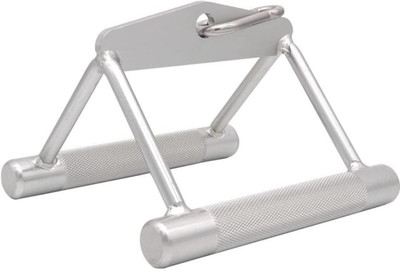 INDFITNESS Luxery rowing handle with safety locks Multi-training Bar(Silver)
