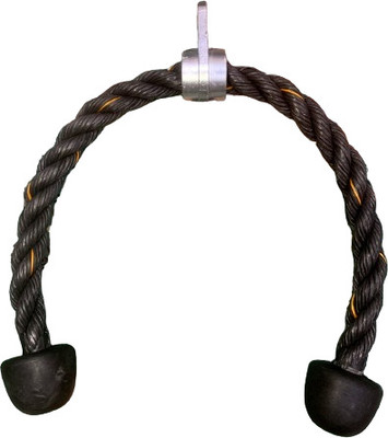 FitnessTools Biceps Triceps Rope With Snap Hook Triceps Bar for Fitness Workout. Multi-training Bar