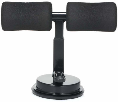 Bullfit Situp Bar Adjustable Self Sit-Up Exercise Equipment with Comfortable Sponge, Black Sit-up Bar(Black)