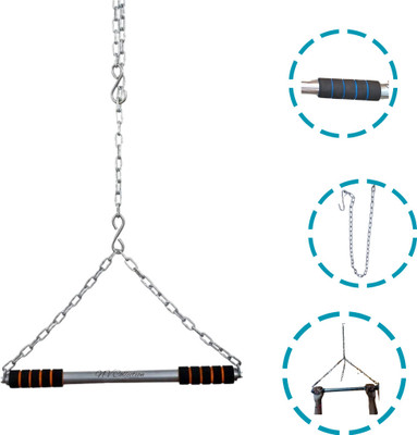 CTC CREATION Chain/ Pull Up Bar for Height Increaser and Pull Exercise with Heavy Pull-up Bar Chin-up Bar(Multicolor)