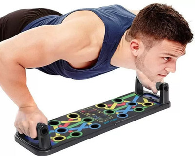 LIVOX Push Up Rack Board Power-Press Gym at Home, Pushup Board BH-17 Push-up Bar(Multicolor)