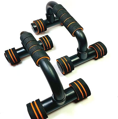 LIVOX Portable pushup/Foldable stand dip bar Push-up Bar(Black)