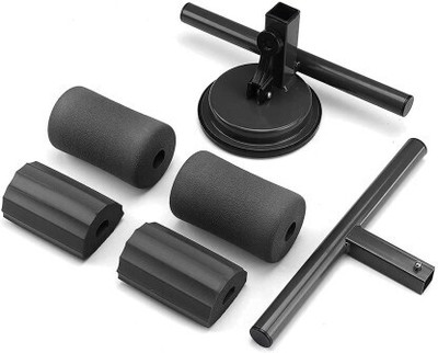 MAITRI ENTERPRISE Portable Double Stand Sit-up Bar Workout Assistant Leg Support Sit-up Bar(Black)