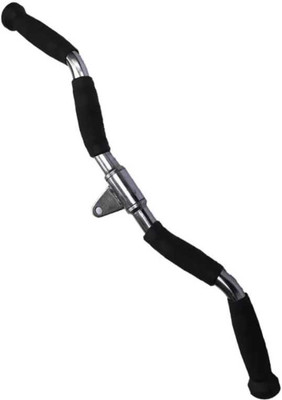 INDFITNESS IF SPORTS Zig Zag Handle for Fuller body Workout Multi-training Bar(Silver)