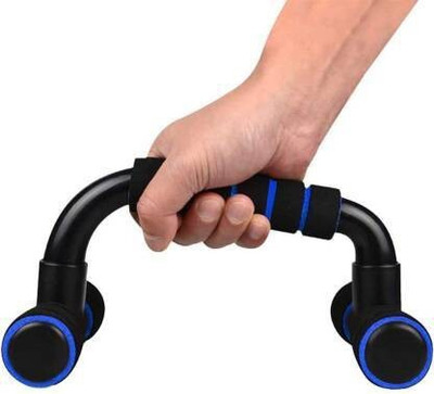 IPL PushUp Stand with Foam Grip Handle for Chest Press Push-up Bar Push-up Bar(Blue, Black)