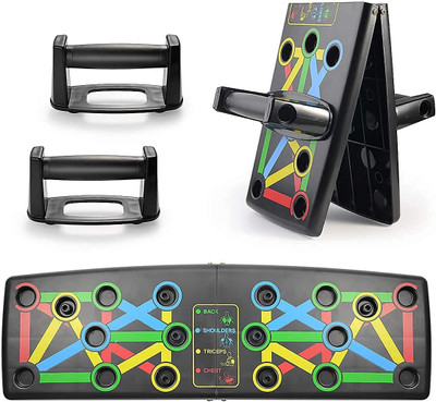 Potasa Multi-function Detachable Push Up Bar, Portable Push up Handles for Floor Hand Grip/Fitness Grip(Black)