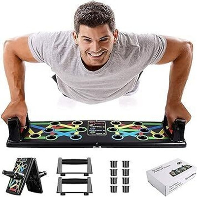 ezraX Push Up Board System, 14-in-1 Body Building Exercise Men And Women Push-up Bar