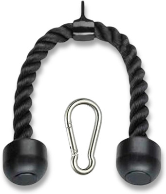FIRE FITNESS Tricep Rope with s lock Cable Pull Machine Attachment Tricep Rope Weight Lifting Bar