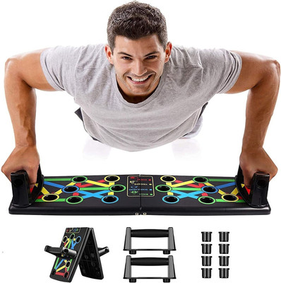 LIVOX Push Up Board, Color-Coded Push-up Stands for Bodybuilding Strength Training Push-up Bar