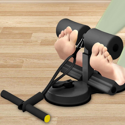 Shopeleven Portable Sit Up Bar with Foam Padded for Floor Abs Home Workout with toning tube Sit-up Bar(Black)