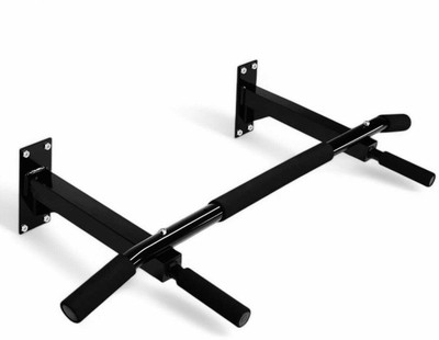 LIONER Wall Mounted Pull Up Bar/Chin Up Bar(Black) for Home Chin-up Bar
