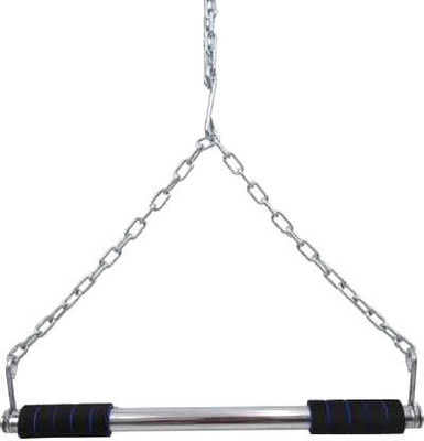 Etahmart Pull up & Chin-up Bar with Heavy Chain Rod_h-198 Weight Lifting Bar(Silver)