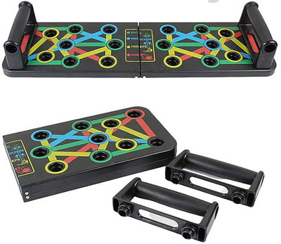 BOLDHIGH Portable Push Up Board System, 14-in-1 Body Building Exercise Tools Workout Push-up Bar(Multicolor)