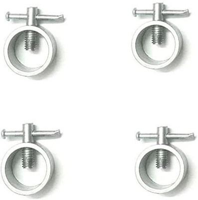 Etahmart Steel Locks for Gym Rod ( Pack of 4 ) Weight Lifting Bar(Silver)