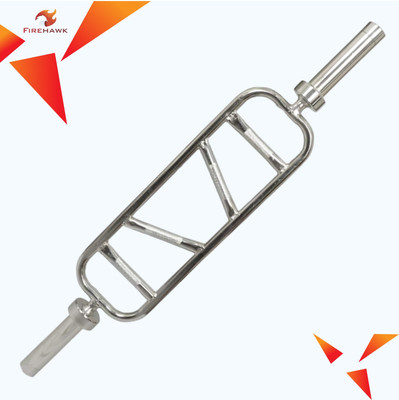 Firehawk Olympic Triceps Bar, Solid Standard Threaded Triceps Olympic Box Bar Multi-training Bar