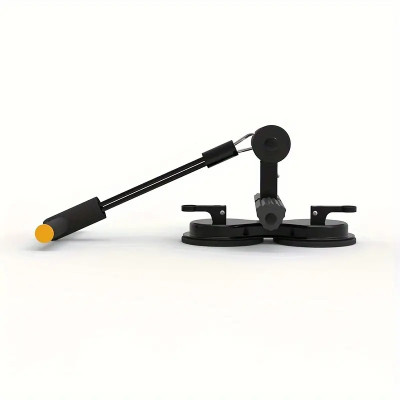Shopeleven Sit Up Fitness Equipment Sit-ups and Push-ups Assistant with toning tube Sit-up Bar(Black)