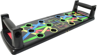 SIXTEEN 14-IN-1 COLOR CODED FOLDABLE BODYBUILDING PUSH-UP BOARD Push-up Bar
