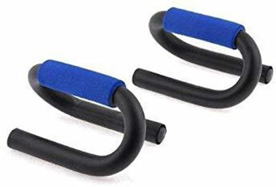 IRIS Fitness S- Shape Curved Push Up Stand Push-up Bar(Black, Blue)
