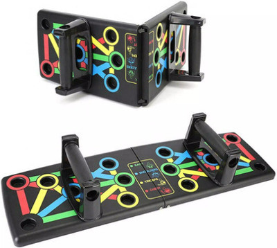 LIVOX Professional Abs Push Up Board Chest Workout Equipment for Unisex Push-up Bar(Multicolor)