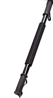 GULU Power Twister Exerciser spring chest strength training bar Multi-training Bar(Black)