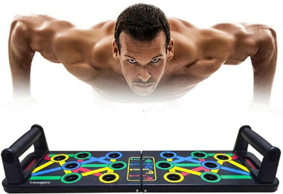 LIVOX 14in1 PushUp Stand Board with Strong Grip Handle for Chest Press Gym & Home Push-up Bar