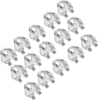 ABSSports 15pcs Wire Rope Clip U-Bolt Saddle Fasteners Used For Gym Wire Lock Multi-training Bar