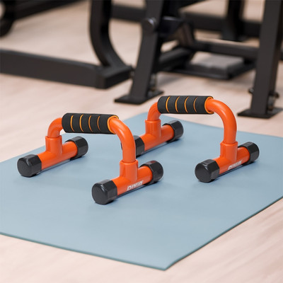 AIVIN Pro-Active Curved Push-Up Bar Push-up Bar(Orange)