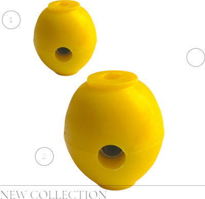 Aviva Sports GYM MACHINE IMPORTED WIRE BALL 2 PC Yellow Multi-training Bar(Yellow)