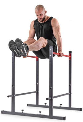Allyson Fitness Dip stations, Height adjustable dip bar dip Stand Home gym Dip Station