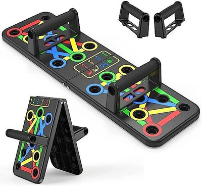 LIVOX Portable PushUp Board with Strong GripHandle for ChestPress Home&Gym Push-up Bar